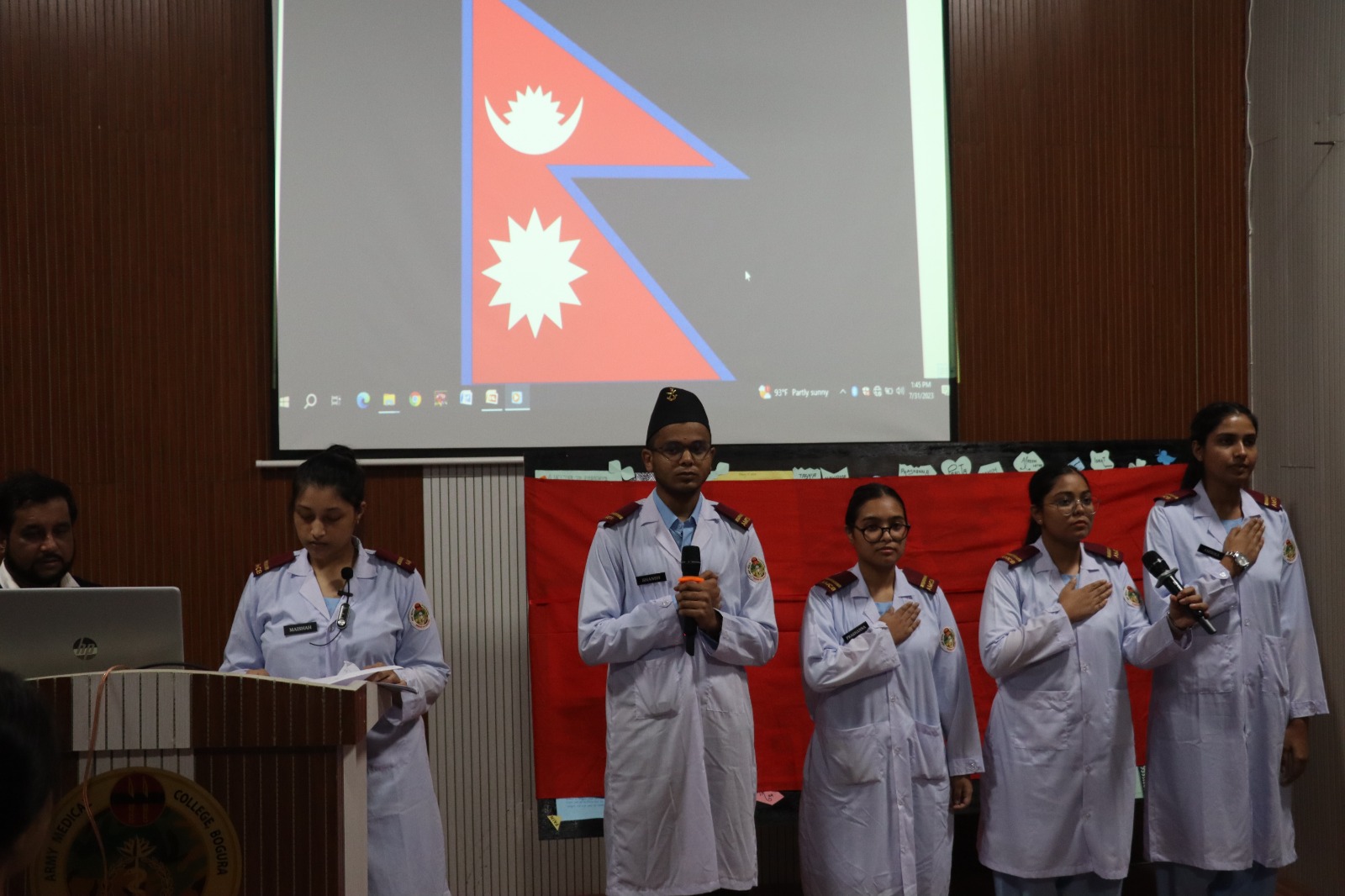 Nepalese Students at AMCB